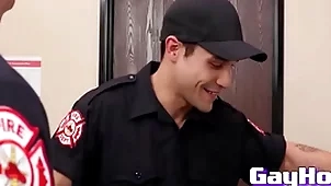 Studs stranger firedept wide eachother a savoury blowjob