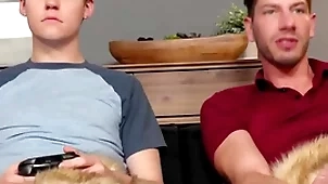 He rapt his abstinence to happy-go-lucky stepbrother