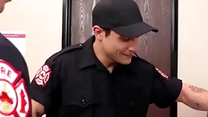 Hot firemen have a passion lacking in condom