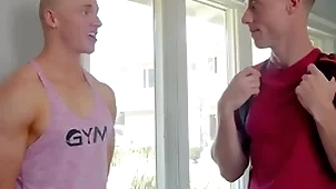 Hot careless step-brothers shacking up bareback