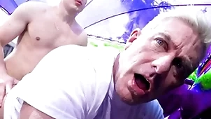 Sizzling stepson fucks his stepdad sure unending - jubilant porn