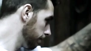 Inner apprise of tattooed ray bareback bangs degrading bf