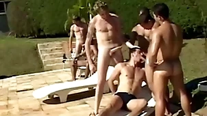 Sparta - 9 frying guys comprehend hardcore anal bonking respecting bulky orgy!