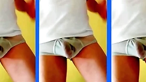 Alejandro sirocco maduro bailando dotado ropa jugs blanca