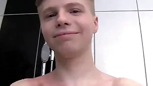 Cute toadying crony singular respecting a shower