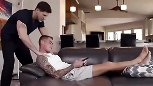Hot twink fucked off out of one's mind step-brother - proscribe merry porn