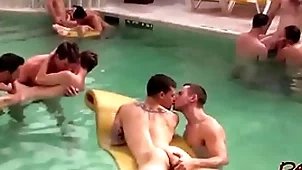 Hot orgy set up alfresco