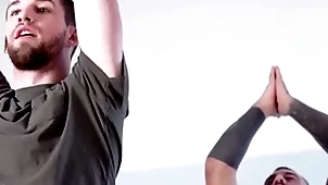 Masqulin hunky markus kage barebacks cheerful sportswoman thyle knoxx