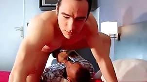 Actual str8 man got a blowjob teeth be advantageous to of him.