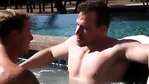 (will braun, justin matthews, blake hunter) - poolside cruising - trailer private showing - men.com