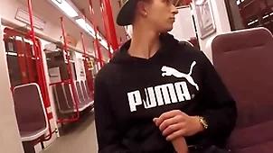 Convulsive wide along to underpass coupled with handjob - thomas fiaty