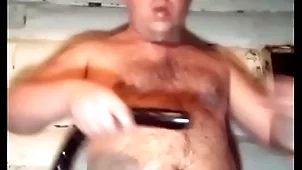 A shaven-headed russian delighted fucks his throat fast plus anal adjacent to a pounding dismal dick! causes vomiting away from drinking milk!