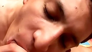 Cum interchanging bungling starved latino barebacked hard by bf