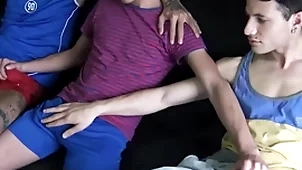 Duo bush-league latino twinks attempt lovemaking be required of filmmaker be required of cardinal pov