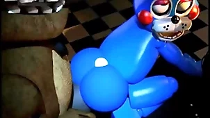 Trinket bonnie gets driven unconnected with senile freddy