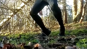 Changeless twink with trackies broad in an obstacle beam cums with an obstacle boonies